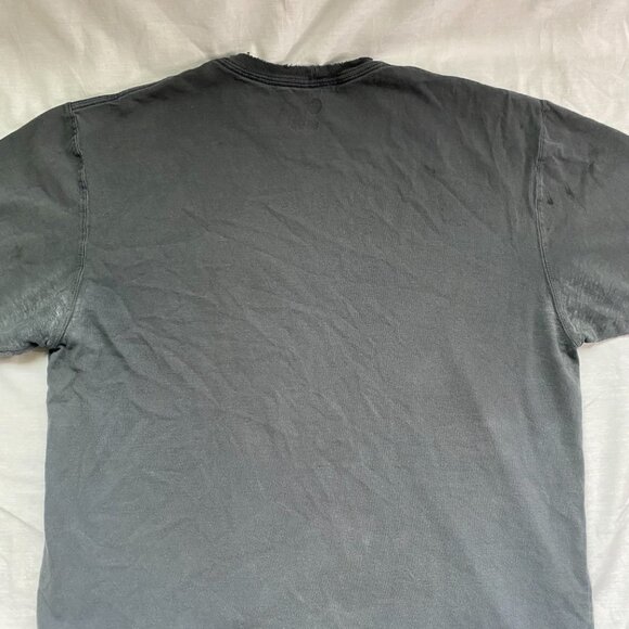 Medium Carhartt Grey Original Fit simple T-shirt - Picture 5 of 6